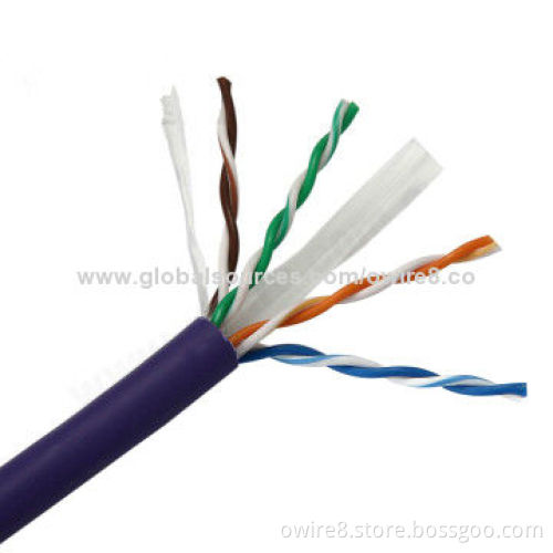 Cat6a UTP Solid Bare 23AWG Copper LAN Cable, 100% Pass 500MHz Fluke Test